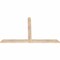 Ekena Millwork Portland Smooth Timber Gable Bracket, Douglas Fir, 60"W x 38"H x 1 1/2"D x 3 1/2"F, 15/12 Pitch GBW060X38X0204POR00SDF - alternate 3